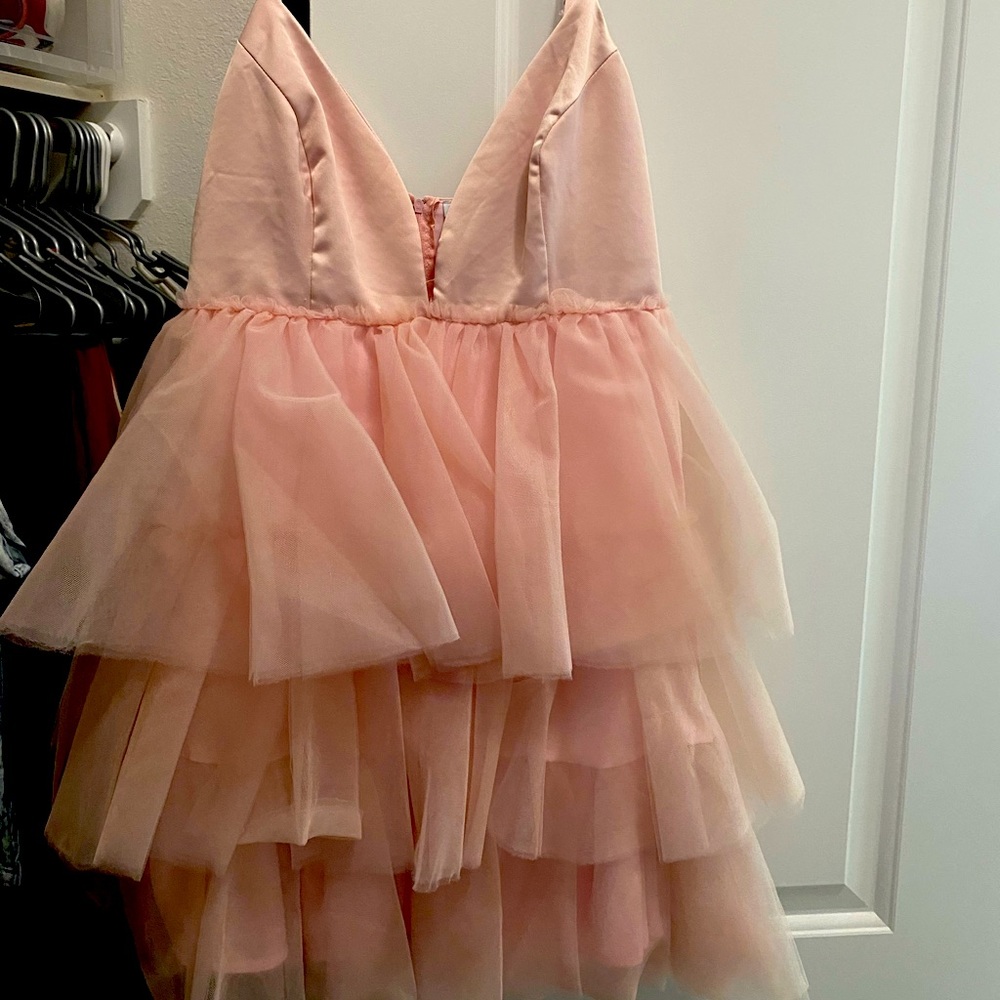 Pink Ruffle Dress